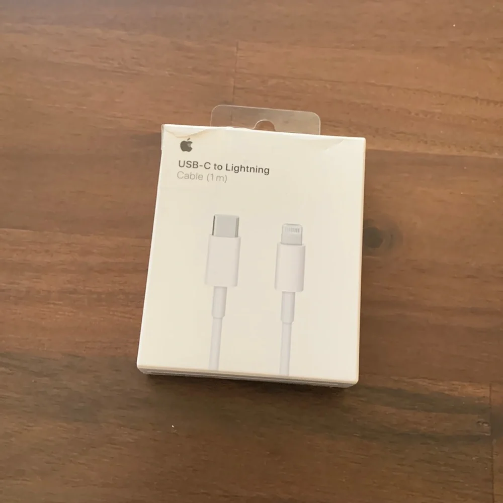 New Apple USB-C to lightning cable